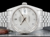 Rolex Datejust 36 Argento Jubilee Silver Lining Diamonds Dial  Watch  16234